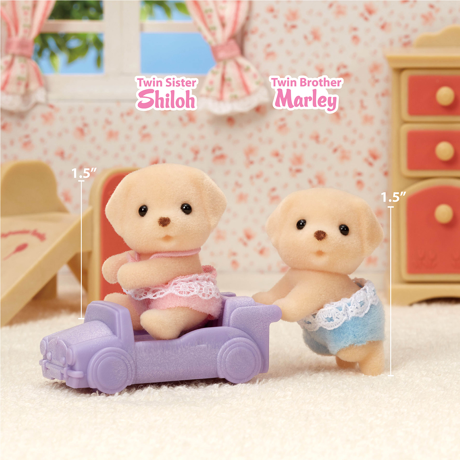 Calico Critters - Yellow Labrador Twins - image 3 of 4