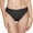 F-Black, variant on Medium Rise Bikini Briefs Summer Triangle Swim Bottoms Comfortable Beachwear(F-Green,L)
