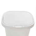 thumbnail image 5 of Rubbermaid, Spring Top Wastebasket, 13.25 gal, White, 5 of 6