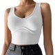 thumbnail image 1 of Moda mujer Casual sólido Sexy sin mangas Bandeau chaleco Base camisa Tops Fridja qr2289, 1 of 4