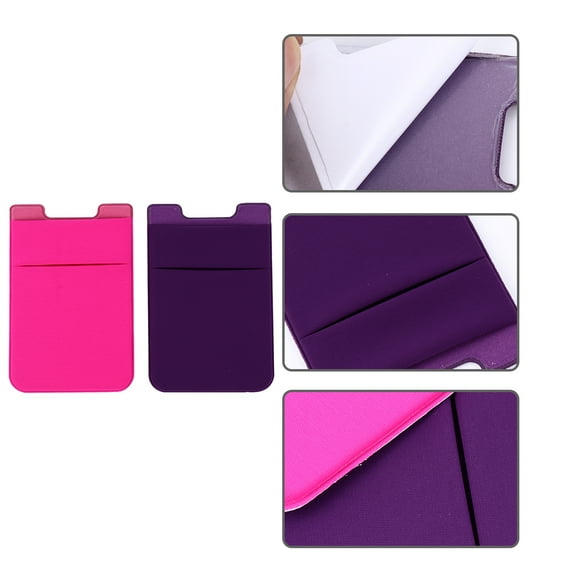 2 Pcs Phone Card Holder Phone Case Cell Phone Wallet Phone Credit Card Holder Telephone Purse Phone Wallet Holder
