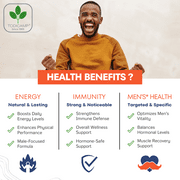 Todicamp Mens Multivitamin - Men Health, Immune System Booster, Best Multivitamin for Men - 60 Capsules