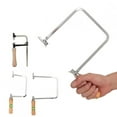 thumbnail image 4 of Harhinhe 3Pcs Set Portable U Shape Hacksaw Saw Bow Frame DIY Jewelry Making Cutting Tool, 4 of 7