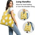 thumbnail image 2 of 5 Pack Foldable Shopping Bag,Happy Halloween Ghost Pattern Reusable Grocery Bags with Pockets,Large Reusable Tote Bags with Handles Waterproof & Lightweight, 2 of 6