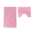 thumbnail image 1 of Juego de alfombrilla de baño antideslizante de 2 uds, alfombra de baño suave, alfombra absorbente de agua, alfombrilla de felpa para el hogar Scienceny HA001740-02, 1 of 6