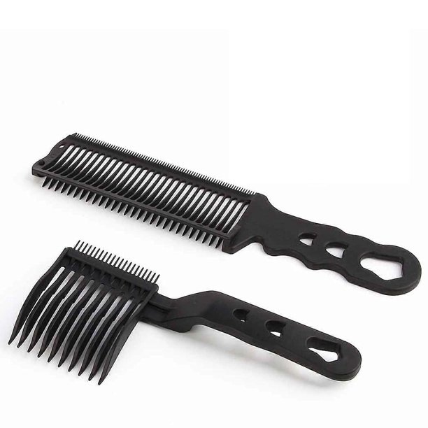 Juego de peines para corte de cabello con degradado, peine profesional antiestático con mango ergonómico para salón y uso doméstico.