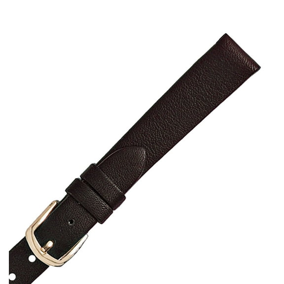 Hadley Roma LS712 14mm Regular Brown Genuine Leather Ladies Watch Strap
