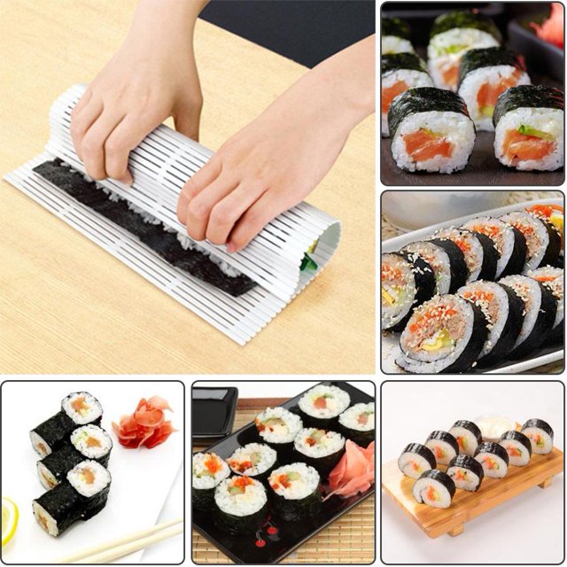Rodillo rodante de Sushi japonés, rodillo de bolas de arroz de plástico DIY, fabricante de Sushi Sywqhk Libre de BPA
