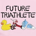 thumbnail image 2 of CafePress - Future Triathlete Baby Light Bodysuit - Baby Light Bodysuit, Size Newborn - 24 Months, 2 of 4
