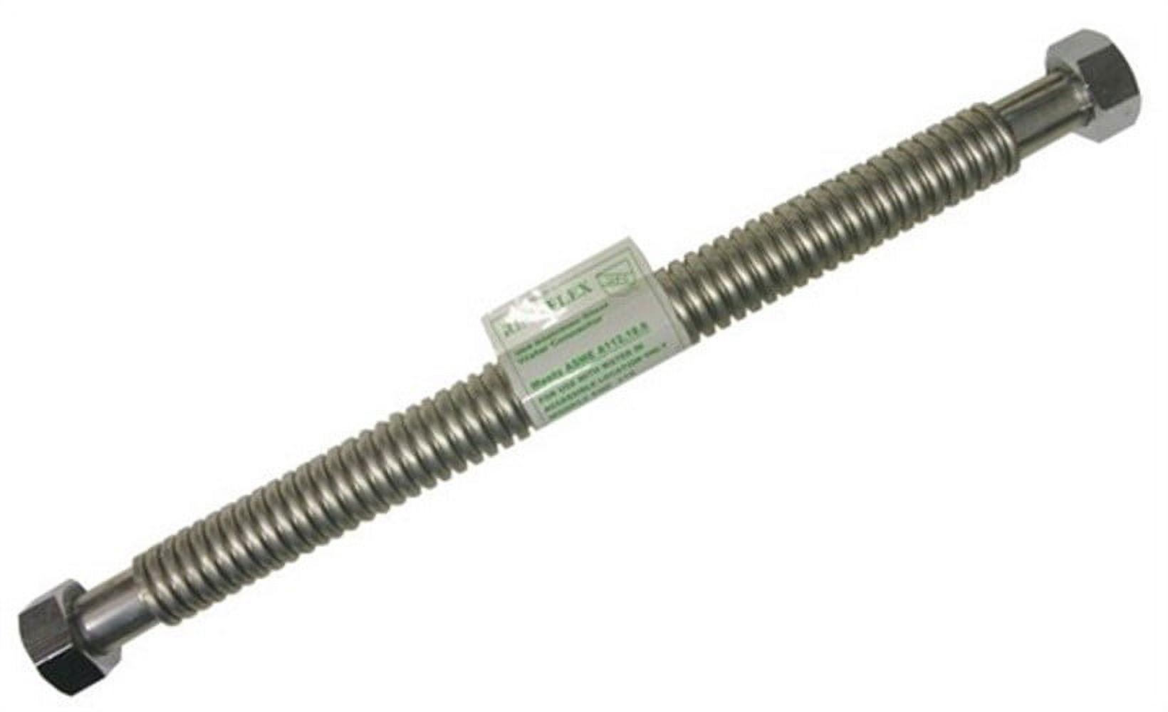 Lasco MagnaFlex 3/4 In. FIP x 3/4 In. FIP x 24 In. L Water Heater Connector