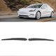 thumbnail image 5 of 2Pcs Inner Door Panel Armrest Cover Trim Replacement for Tesla Model 3 Model Y 2019 to 2023 Black (Suede 9040), 5 of 5