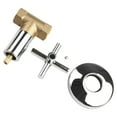 thumbnail image 6 of 1/2" Brass Quick Opening Drain Valve Plumbing Fitting Shower Shutoff Valve, 6 of 9