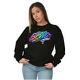 thumbnail image 4 of XOMG POP Bella Musical Rainbow Women Plus Size Sweatshirt Brisco Brands 2X, 4 of 5