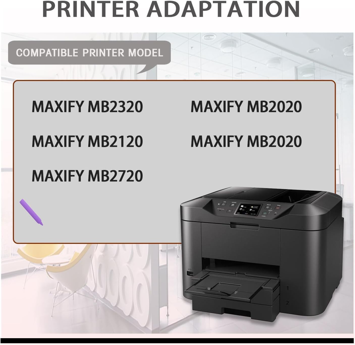 PGI-1200XL 1200 Ink Cartridges Value Pack Replacement for Canon PGI-1200XL 1200 Ink Cartridges for MAXIFY MB2720 MB2320 MB2020 MB2120 MB2350 Printer(4-PK, 1BK/1C/1M/1Y)