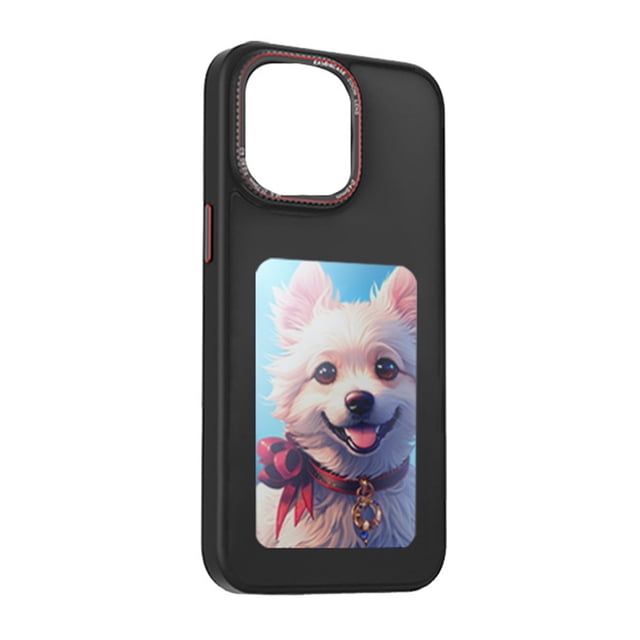 Diy Screen Phone Case Diy Display Screen Phone Case for Iphone14/15/pro/pro Max Nfc Screen Projection Customizable Pattern Shockproof Cellphone