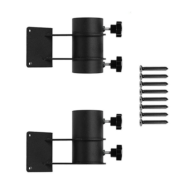 DoubleYi Metal Corner Mount Umbrella Holder Securely Attach Patio Umbrella to Courtyard Deck