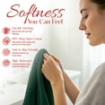thumbnail image 4 of RIVERSIDE 12 Pack Luxury Washcloths 12x12 with Soft Cotton 400 GSM Quick Dry and Absorbent for Face & Body - Hunter Green, 4 of 8