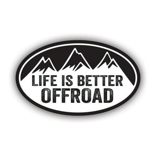 Cheap 4PCS Car Stickers 4X4 Off Road(40*10cm)+Mountain Graphic