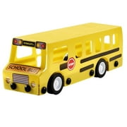 Angle View: School Bus(Stanley) - Building Set by Stanley Jr. (OK015-SY)