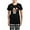 With Checker Pant, variant on CafePress - Basset Heart Balloon Women's Dark Pajamas - Women's Short Sleeve Print T-Shirt and Pants Dark Cotton Pajama Set