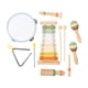 thumbnail image 4 of Juego de 6 tipos de instrumentos musicales para bebés Juguete musical rítmico para bebés Instrumentos de percusión de madera Juguete, 4 of 9