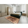 thumbnail image 5 of Ahgly Company Machine Washable Indoor Rectangle Industrial Modern Yellow Orange or Orange Yellow Orange Area Rugs, 8' x 10', 5 of 7