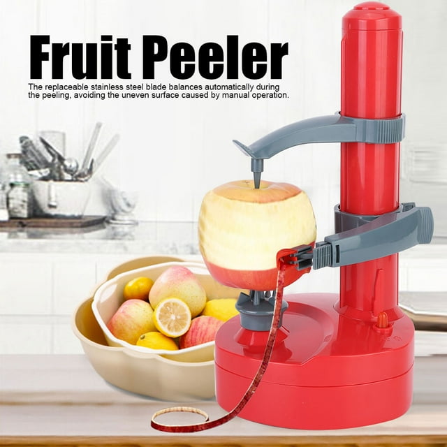 Peeler Slicer, Electric Automatic Cutter Vegetable Peeling Machine Rapid Rotating Peeling Machine With Replacement Blade Kitchen Slicer Tool For Kitchen