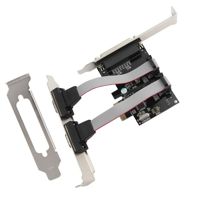 Linyer PCI-E to 2 Serial Card +1 Parallel Port Card Desktop PCI Expansion Card LPT Port Adapter Card