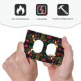 thumbnail image 4 of Disketp Mexican Flower 2 Decorator Light Switch or Receptacle Outlet Wall Plate Decorator Wall Plate Child Safe Outlet Cover-Style S, 4 of 6