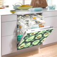 thumbnail image 4 of Magnetic Dishwasher Stickers Avocado Hearts Kitchen Dishwasher Cover Sticker, Panel Decal Home Decor Cabinet Appliances Stickers, 23"x 26", 4 of 6