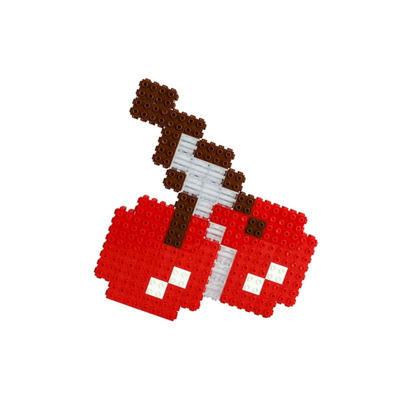 Strictly Briks Pac-Man & BANDAI NAMCO Entertainment Inc  Pac-Man Cherries Item - 83 Pieces 3D Briks 2D Build