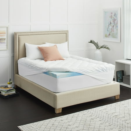 UPC 810013412642 product image for Sealy Chill 4  Gel Memory Foam Mattress Topper with Pillowtop Cover  Twin | upcitemdb.com
