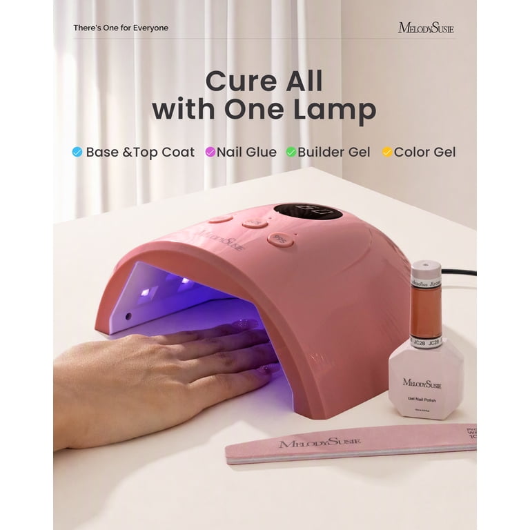MelodySusie Plus30E 36W UV LED Nail Lamp, Dark Pink photo 4