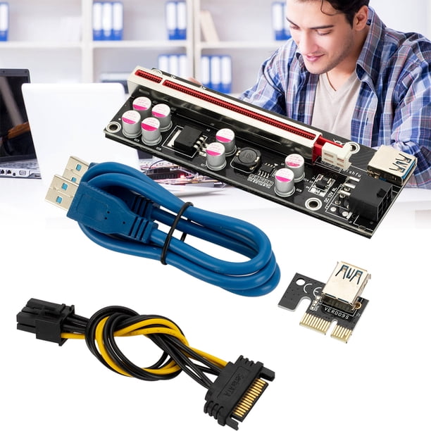 Riser Pci-E 1X A 16X Riser Card Pci-E Extender Cable Riser 009S Puls Usb 3.0 Pcie Speravity EL016772-01