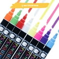 thumbnail image 4 of PENGUIN ART SUPPLIES Vibrant Fine Tip Liquid Chalk Marker Set (8, 3mm), 4 of 6