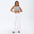 thumbnail image 4 of roswear Wide Leg Jeans for Women Baggy Denim Pants, Size 4-18, 4 of 6