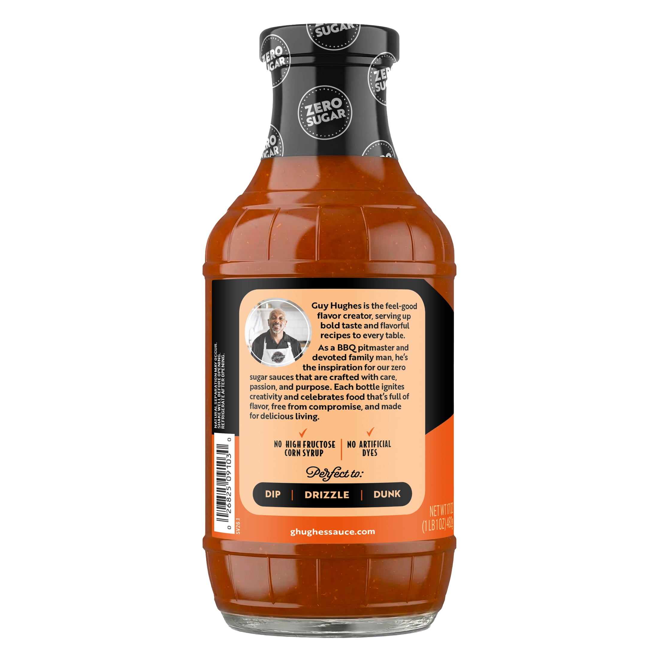 G Hughes Zero Sugar Sweet & Sour Dipping Sauce 17 oz