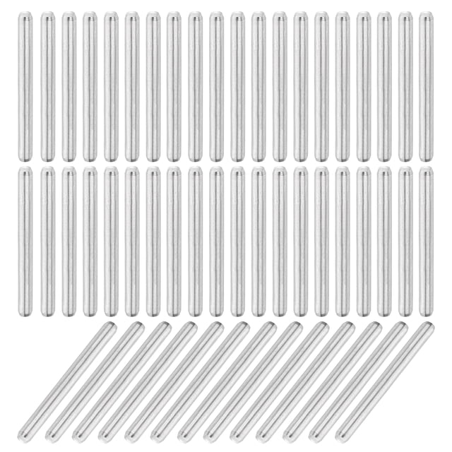 Uxcell 110Pcs Clavo de espiga 2mm x 22mm Soporte de estante Clavo de acero inoxidable 304