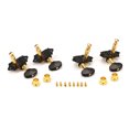 thumbnail image 3 of Guitar Locking Tuners Classical Musical Instrument Adults Teenagers Accessory Vintage Open Gear Easy Installation 2R2L Machine Heads Set Adults, 3 of 6