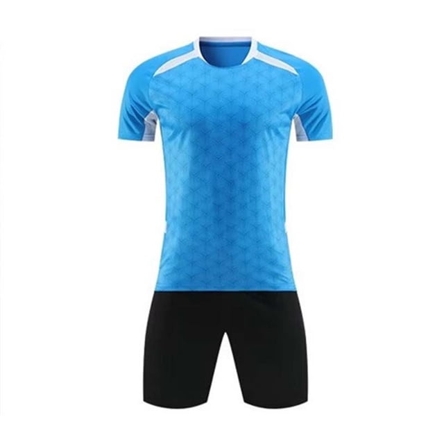 Odeerbi Conjunto de Uniformes de Entrenamiento de Fútbol de Malla Para Chicos Y Niñas Pantalones Cortos de Camiseta de Manga Corta En Cuadro Conjunto Atlético Seco Rápido Para 5-15 Años