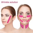 thumbnail image 5 of Cinta de estiramiento facial, parches antiarrugas para cara, ojos, cuello, cinta para levantar arrugas, para reafirmar y tensar la piel, 5 of 5