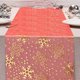 thumbnail image 1 of Bandera de Mesa con Lámina de Oro Caliente, Tela de Nailon con Hilo de Nailon, Decoración para Fiestas, Bandera de Mesa con Copos de Nieve Navideños, Bandera de Mesa para Reuniones Navideñas, 1 of 6