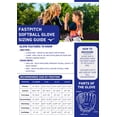 thumbnail image 2 of Guante de softball Mizuno Prospect Finch 10" para mano derecha, 2 of 2