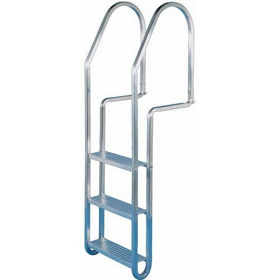 Dock Edge Aluminum Quick Release Dock Ladder, 3 Step