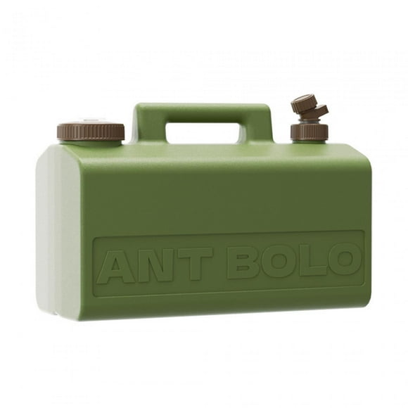 Contenedor de almacenamiento de agua, jarra de almacenamiento de agua para acampar de 20 l con pico, agua líquida Verde
