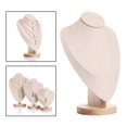 thumbnail image 1 of Soporte de exhibición de joyería Base de collares busto cadena gargantilla titular MANIQUÍ para MUJER decoración para hogar L Salvador organizador de soporte de joyería, 1 of 9
