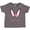 Charcoal, variant on Easter Bunny Girl Face Boys or Girls Toddler T-Shirt