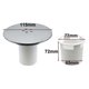 thumbnail image 4 of Shower Trap Cover, Shower Plug Hole Cover 90mm/115mm Plug Drain Replacement Hole Chrome Plated, 4 of 5