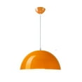thumbnail image 1 of Glossy Dome Colorful Pendant Light Fixture, Minimalism Semicircle Metal Aluminum Pendant Lamp, Retro Ceiling Pendant Light, Pendant Lighting for Kitchen Island Dining Room Table, 1 of 7