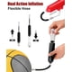 thumbnail image 3 of Ball Pump, Ball Inflator with 3 Needles, 2 Nozzles and 2 Waterproof Repair Patches, Ball Inflator for Football, Basketball, Volleyball, Rugby and Pila, 3 of 5